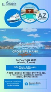 1 - 1 Croisière Mano Septembre 2025